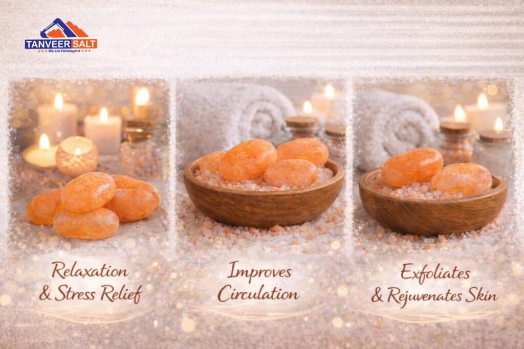 spa salt stone massage benefits