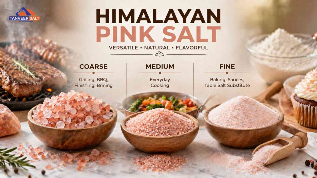 Coarse vs fine ground Himalayan pink salt