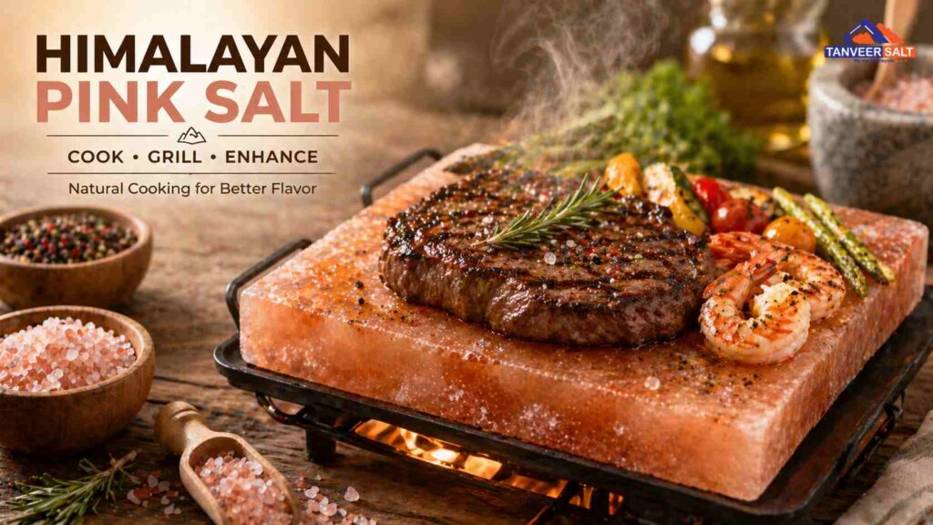 Cooking with Himalayan salt blocks