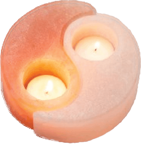 himalayan salt candle holder