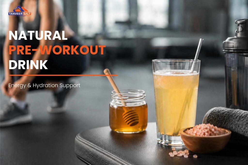 Honey and Himalayan Salt as a Natural Pre-Workout Drink