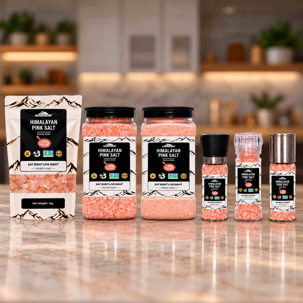 Himalayan Pink Edible Salt Private Label Packaging